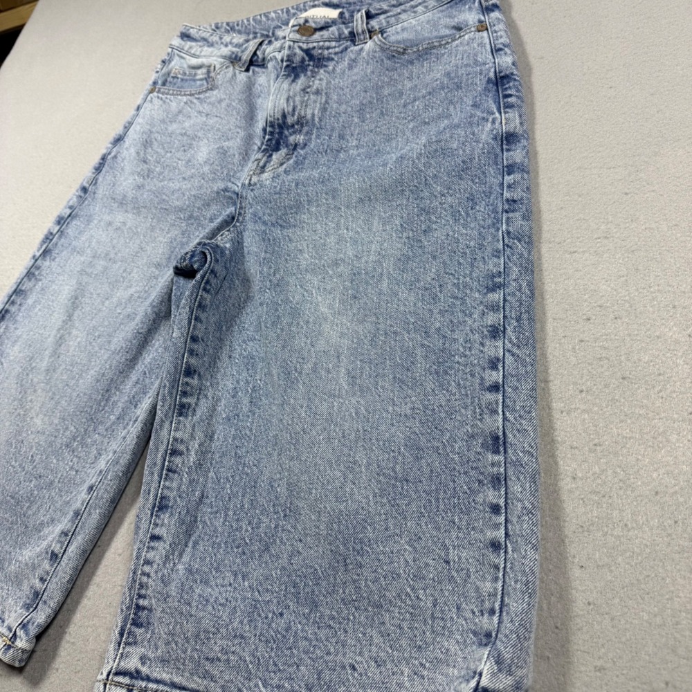 Habitual Denim Shorts Light Wash Wide Leg High Waisted‎ Blue Jean Shorts